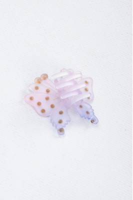 Краб матовий "метелик" зі стразами